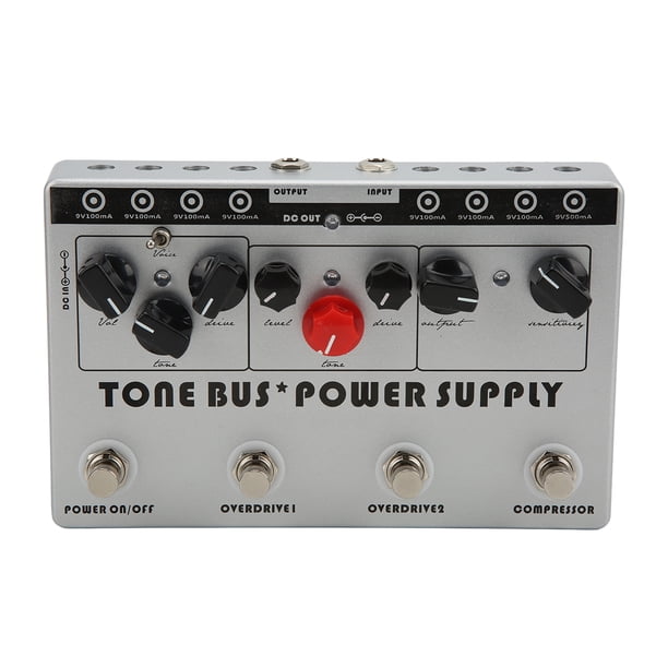 Pedal de efectos de guitarra, procesador de efectos múltiples, fuente de alimentación de salida de tono, efectos de guitarra, rendimiento comprobado