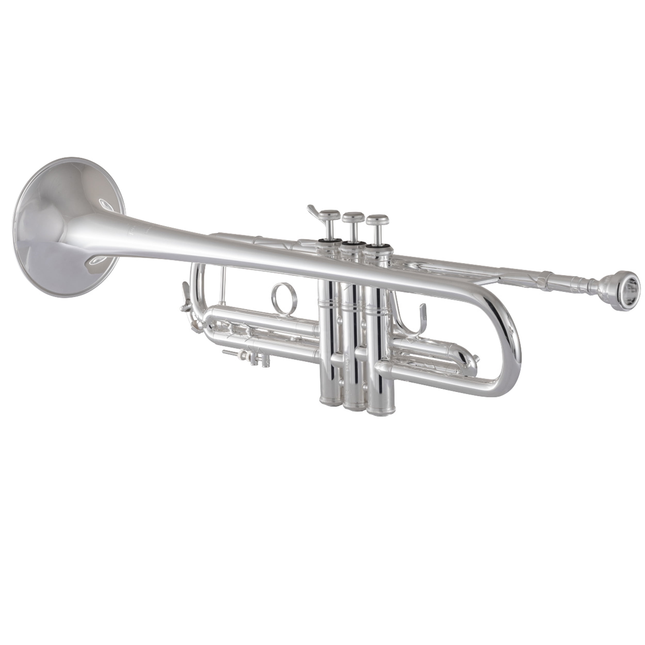 Bach 180 Stradivarius 43 Bell Series Professional Bb Trumpet with Reverse Leadpipe Silver plated Yellow Brass Bell