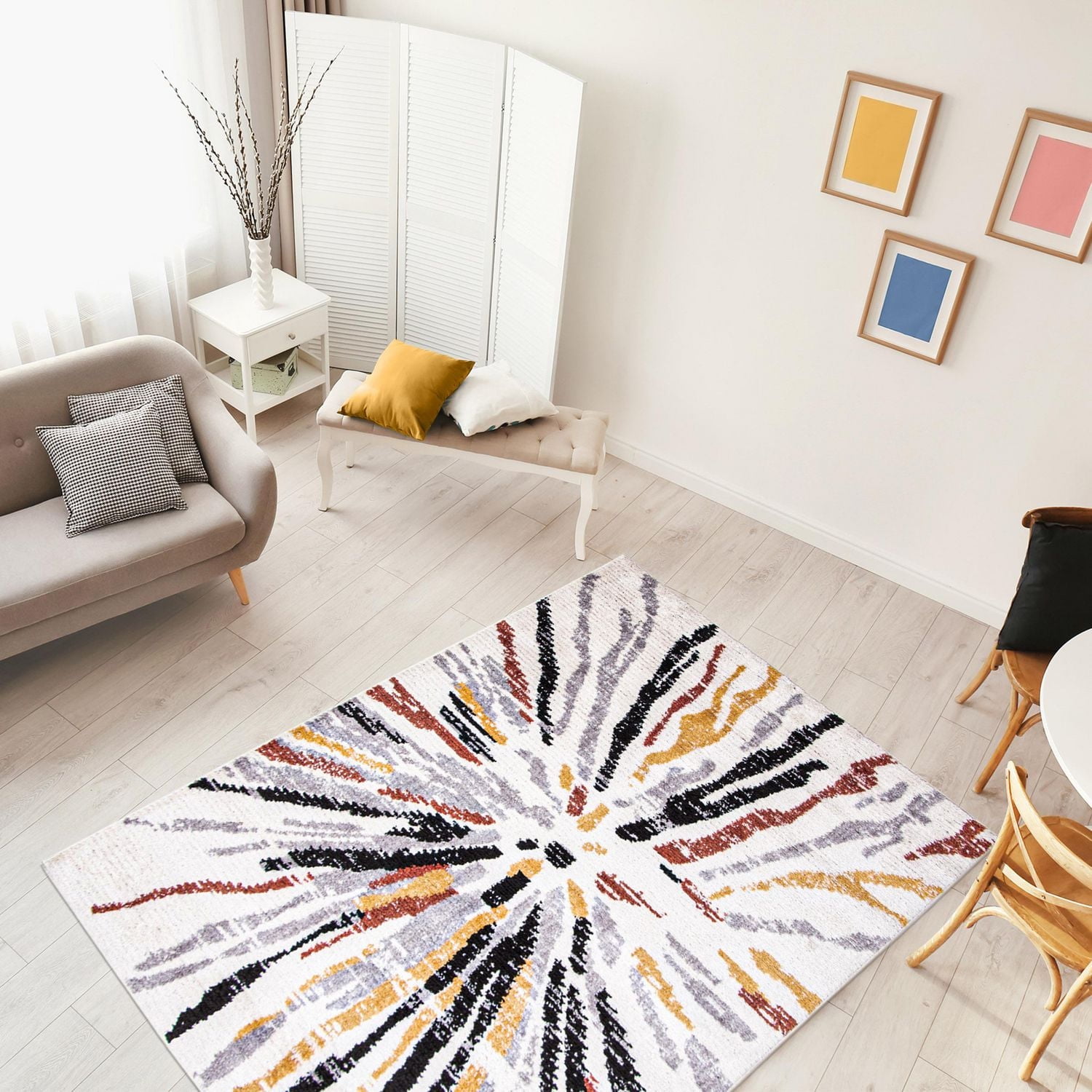 ECARPET Modern Indoor Area Rug