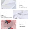thumbnail image 5 of SKYSONIC Summer Strawberries Pattern Hanging Tie Towels 2 Pieces, Absorbent Hand Towels Tea Bar Dish Dry Towels for Kitchen Bathroom Home Decor,14" x18.2", 5 of 7