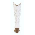 thumbnail image 6 of Ferwind Women's Cowboy Boots Western Knee-High Stiches and Studded Female Adult Off-White 11 Wide, 6 of 9