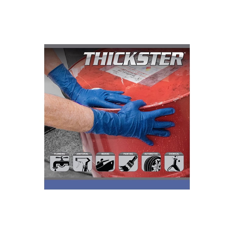SAS Safety Protective Thickster Powder-Free Large Latex Disposable