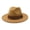 1, variant on Wide Brim Boho Western Hat for Men Women Felt Fedora Hat Flat Brim with Belt