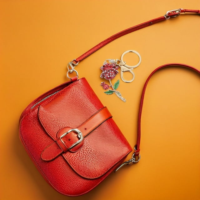 unbranded Llavero Con Rhinestone Para Mujer Para Y