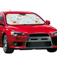 thumbnail image 2 of Kdxio Cute Gnome Bee Collects Honey Print Front Windshield Sun Shade,Folding Auto Sunshade for Car Truck SUV-Medium, 2 of 7