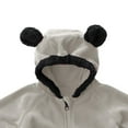 thumbnail image 4 of TAIAOJING Toddler Kids Winter Jackets Kids Baby Boys Girls Sweatshirt Coat Fall Winter Zip Up Cute Bear Ears Hooded Warm Coat Outwear Outwear Snowsuit 18-24 Months, 4 of 4