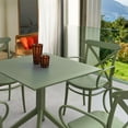 thumbnail image 4 of Compamia Cross XL Patio Dining Set with 4 Chairs Olive Green, 4 of 4