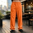 thumbnail image 3 of IAJDKMEK Men's Fleece Lined Jogger Sweatpants - Elastic Drawstring, Casual Sweatpants for Men, Trendy Pants for Street and Sports, 3 of 9
