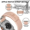 thumbnail image 5 of Compatible with Apple Watch Series 10 9 8 7 6 5 4 3 2 1 SE2 SE,Rugged Wide Nylon Loop Sport Bands for iWatch Ultra Band 49mm 46mm 45mm 44mm 42mm Men and Women, 5 of 8
