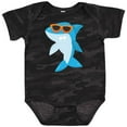 thumbnail image 3 of Inktastic Cool Shark, Shark Wearing Sunglasses, Cute Shark Boys or Girls Baby Bodysuit, 3 of 5