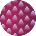 thumbnail image 1 of Ahgly Company Machine Washable Indoor Round Transitional Crimson Red Area Rugs, 3' Round, 1 of 7