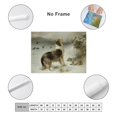 thumbnail image 2 of ADALE Collie Dog ，Lamb Print Poster Canvas Print Painting Picture Wall Art Bedroom Unframed 24x16 Inch, 2 of 6