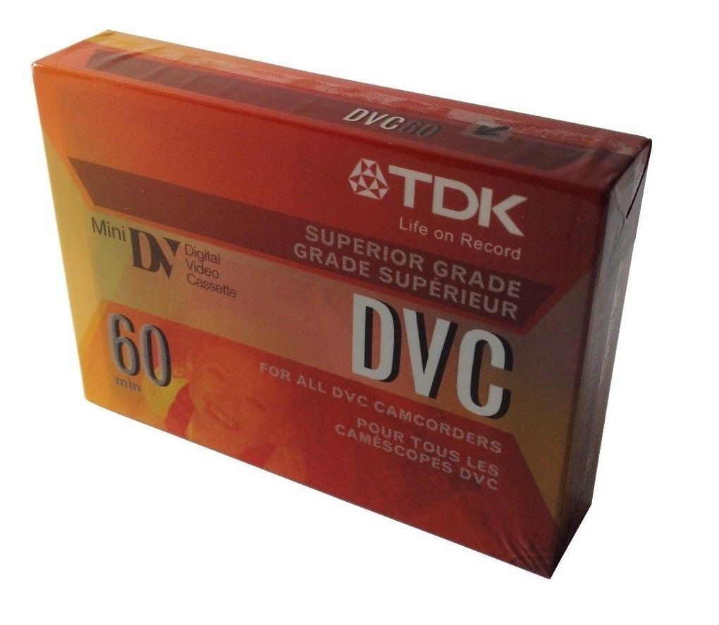 TDK DVC 60 Mini DV tape x 60min