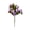A-Purple, variant on Purple Artificial Camellia Peony Spray, Vintage Style Faux Flower Pick, Dust Free Decoration for Window Sill Bathroom Shelf Boho Room