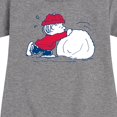 thumbnail image 3 of Peanuts - Linus Snowball - Toddler & Youth Girls Fleece Dress, 3 of 6