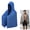 Blue, variant on Cooling Beach Towel Poncho, Quick Dry Wearable Towel Wrap with Sun Shield, Lightweight Cooling Towel for Outdoor Sports