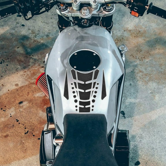 GAXIRE Motorbike Tank Protectors Motorcycle Tank Cover Plastic Decoration for Outdoor Riding 1 Pcs