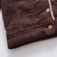 thumbnail image 3 of FAIWAD Toddler Winter Corduroy Jacket Baby Boys Girls Sherpa Fleece Lined Outwear Coat Infant Thicken Warm Clothes, 3 of 4