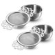 thumbnail image 1 of 2pcs Tea Filter, Stainless Steel Tea Strainer With Bowl, Ultra Fine Mesh Tea Strainers With Double, 1 of 5