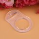 thumbnail image 5 of Adaptador de clips para chupete estilo botones de bebé, adaptador de clip de soporte para chupete de bebé transparente de silicona múltiple, para anillos, 10 UDS., 5 of 7