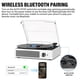thumbnail image 3 of Tocadiscos de vinilo cotsoco, accionado por correa, 3 velocidades, Bluetooth, blanco, 3 of 7