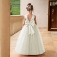 thumbnail image 3 of Robe de Fête de Noël pour Filles Sans Manches à Col Rond en Maille Robe Décontractée pour Filles 1 Pce, 3 of 6