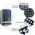 thumbnail image 5 of Navy Blue Christmas Tree Shower Curtains for Bathroom Waterproof Fabric Bath Curtains Decor Bath Tub Curtain Xmas Tree Snowflake Plaid Decorative Shower Curtain Sets with 12 Hooks, 72x72 Inch, 5 of 6