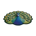 thumbnail image 4 of 3D Visual Peacock Pattern Doormat - Durable Slip-Resistant Water-Absorbing Easy-Clean Quick-Dry Stain-Resistant Anti-Fade Floor Mat For Entryway Hallway Home Bathroom Indoor Decor, 4 of 4