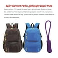 thumbnail image 3 of Xingzhi 8 Pieces Zipper Pull Puller Lightweight Rope Tag Fixer Multi-Purpose Replacement Buckle Bags Suitcase Accessories Textiles Purple, 3 of 5