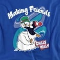 thumbnail image 2 of Chilly Willy T-Shirt Making Friends Unisex Graphic Tee For Men & Women, 2 of 7