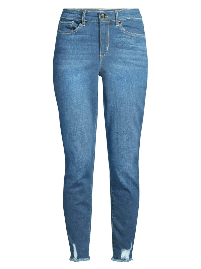 Sofia Jeans Women's Rosa Curvy High Rise Destructed Skinny Ankle