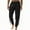Black, variant on Men's Ankle Strap Renaissance Pants with Drawstring Solid Color Trousers