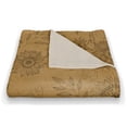 thumbnail image 3 of Creative Products Webbed Skull 60x80 Coral Fleece Blanket, 3 of 3