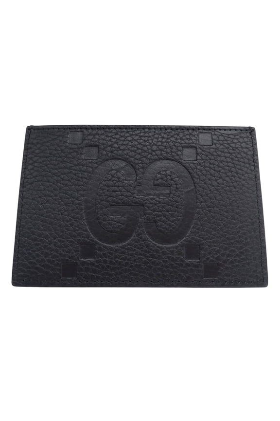 Pre-Owned Gucci business card holder/card case for women and men, brand name, Jumbo GG Maxi,...