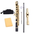 thumbnail image 2 of C Key Piccolo, Flauta de Tamaña Medio Ottavino Portátil Tono de Tecla C Con Estuche Acolchado Palo de Limpieza Pado Para Pulir para Principiantes, 2 of 7