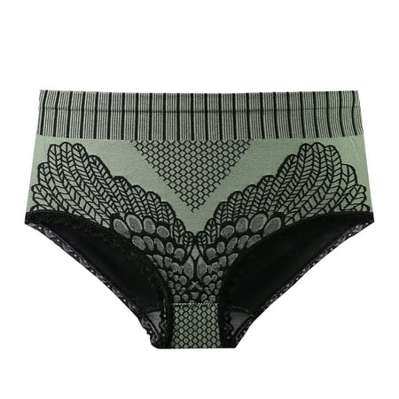 

Simplmasygenix Clearance Underwear for Women Plus Size Bikini Botton Sexy Lingerie Women Color Lace Edge High Waisted Shorts Shapewear Tummy Control Panties