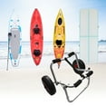 thumbnail image 4 of FlyFlise 80KG Loading Capacity Foldable Kayak Trolley Energy-saving Two-wheeled Carrier Cart for Kayak Canoe Boat, 4 of 6