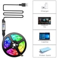 thumbnail image 4 of Tira de Luces Led USB Wifi 1-30M RGB 5050 Bluetooth APP Control Luces Led diodo Flexible decoración para sala de estar lámpara cinta, 4 of 4
