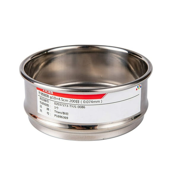 Tamiz de Laboratorio Adamas-Beta Acero Inoxidable 200 Mesh φ10×4.5cm