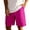 Hot Pink, variant on Admvng Shorts for Men Ice Silk Drawstring Elastic Waist Solid Workout Athletic Shorts
