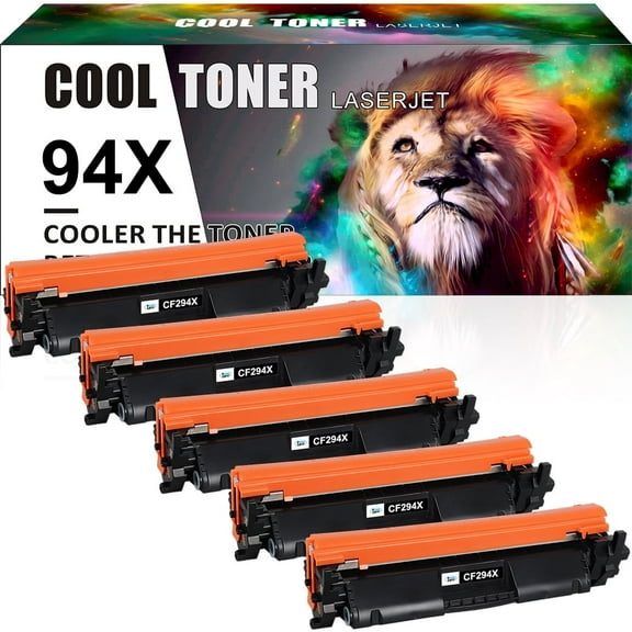 Cool Toner Compatible Toner Cartridge Replacement for HP 94X CF294X High Yield (Black, 5-Pack)