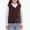 Brown, variant on Kids Fleece Vest with Soft Lining Warm Outerwear Wind Resistant Shell Size 12M