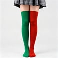 thumbnail image 2 of Womens Knee High Socks for Adult Woman Girls Knee Long Sock Woman Striped High Sock Athletic Halloween Accessories, 2 of 8