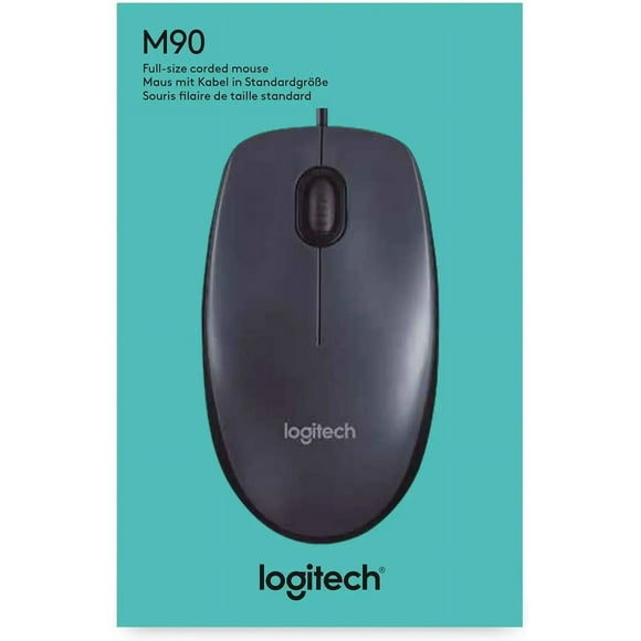Ratón Logitech M90 USB Negro