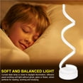 thumbnail image 2 of Modern Spiral LED Table Lamp Smart Dimmable Curved LED Desk Lamp Contemporary Minimalist Design Warm White Light Acrylic LED Modeling Lamp, 2 of 8