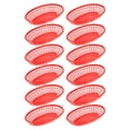 thumbnail image 1 of 12 cestas de plástico para patatas fritas, cestas de almacenamiento con forma de barco y bandeja para aperitivos de frutas., 1 of 5