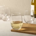 thumbnail image 5 of Gibson Home Bellini Glass 12 Piece All Purpose Stemless Red, White, Water, Beverage Glasses/Tumbler - Set of 12, 5 of 10