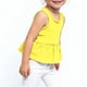 thumbnail image 4 of Vestido de verano para niña con camiseta y falda elástica de cuello redondo en colores pastel. Bonita y clásica camiseta de algodón para niña., 4 of 4