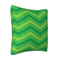 thumbnail image 2 of LNWH Decorative Pillow Covers, Green Wavy Lines Square Sofa Decorative Knit Pillow Case, 12"x12", 2 of 8