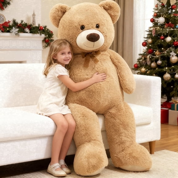 MorisMos 51-inch Giant Teddy Bear,Soft Bear Stuffed Animal Plush Toy